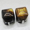 Dichroic Solid Acrylic Beads, Cube 11x11mm Hole:2mm Sold by Bag 