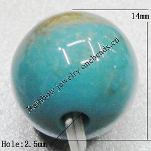 Dichroic Solid Acrylic Beads, Round 14mm Hole:2.5mm Sold by Bag 