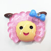 Resin Cabochons, No Hole Headwear & Costume Accessory, Animal Head 30x36mm, Sold by Bag