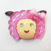 Resin Cabochons, No Hole Headwear & Costume Accessory, Animal Head 30x36mm, Sold by Bag