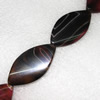 Gemstone beads, Agate(dyed), Horse Eye 50x26mm, sold per 16-inch strand