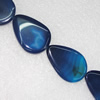 Gemstone beads, Agate(dyed), Teardrop 36x26mm, sold per 20-inch strand