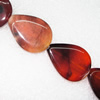 Gemstone beads, Agate(dyed), Teardrop 38x29mm, sold per 21-inch strand