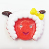 Resin Cabochons, No Hole Headwear & Costume Accessory, Animal Head 44x49mm, Sold by Bag