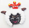 Resin Cabochons, No Hole Headwear & Costume Accessory, Animal Head 43x51mm, Sold by Bag