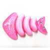 Resin Cabochons, No Hole Headwear & Costume Accessory, Fish bone 33x52mm, Sold by Bag