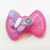 Resin Cabochons, No Hole Headwear & Costume Accessory, Knot with Animal 30x22mm, Sold by Bag
