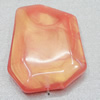 Imitate Jade Painted Acrylic Beads, Nugget 40x30mm Hole:2mm Sold by Bag