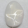 Imitate Jade Painted Acrylic Beads, Buckle Oval 29x19.5mm Hole:2mm Sold by Bag