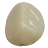 Imitate Jade Painted Acrylic Beads, 36.5x29mm Hole:4mm Sold by Bag