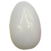 Imitate Jade Painted Acrylic Beads, Oval 41x26mm Hole:2.5mm Sold by Bag