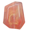 Imitate Jade Painted Acrylic Beads, Nigget 40x31mm Hole:2mm Sold by Bag