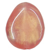 Imitate Jade Painted Acrylic Beads, Flat Teardrop 24x19mm Hole:2mm Sold by Bag
