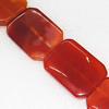 Gemstone beads, Agate(dyed), Rectangle 40x30mm, sold per 16-inch strand
