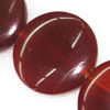 Gemstone beads, Agate(dyed), Round 41x11mm, sold per 16-inch strand