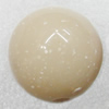 Imitate Jade Acrylic Beads, Round 23.5mm Hole:4mm Sold by Bag