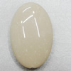 Imitate Jade Acrylic Beads, Oval 42x27x11mm Hole:3mm Sold by Bag
