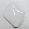 Imitate Jade Acrylic Beads, 38x32mm Hole:2.5mm Sold by Bag