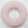 Imitate Jade Acrylic Beads, Donut O:34mm I:15mm Hole:2mm Sold by Bag