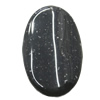 Imitate Jade Acrylic Beads, Flat Oval 36x23x6mm Hole:3mm Sold by Bag