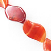 Gemstone beads, Agate(dyed), 39x25mm, sold per 16-inch strand