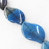 Gemstone beads, Agate(dyed), 39x25mm, sold per 16-inch strand