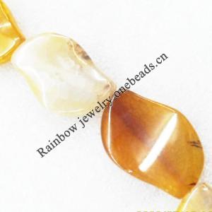 Gemstone beads, Agate(dyed), 39x25mm, sold per 16-inch strand