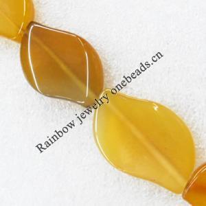 Gemstone beads, Agate(dyed), 39x24mm, sold per 16-inch strand