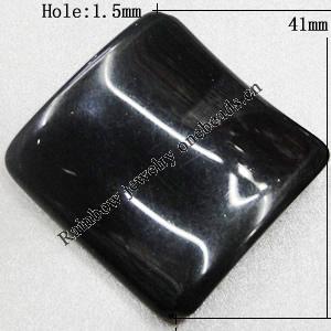  Solid Acrylic Beads, Diamond 41mm Hole:1.5mm Sold by Bag 