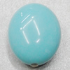  Solid Acrylic Beads, Oval 20x16mm Hole:1.5mm Sold by Bag 