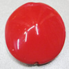  Solid Acrylic Beads, Flat Round 31x29x13mm Hole:2mm Sold by Bag 