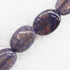 Gemstone beads, Agate(dyed), Flat Oval 20x14x9mm, sold per 16-inch strand