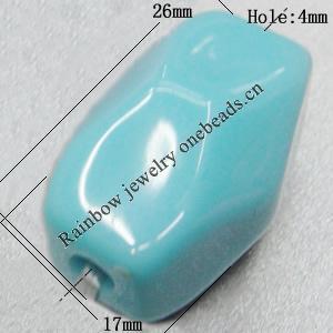  Solid Acrylic Beads, 26x17mm Hole:4mm Sold by Bag 