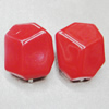  Solid Acrylic Beads, 23x19mm Hole:2mm Sold by Bag 