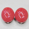  Solid Acrylic Beads, Oval 26x16mm Hole:2mm Sold by Bag 
