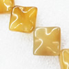 Gemstone beads, Agate(dyed), Diamond 19x7mm, sold per 16-inch strand