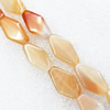 Gemstone beads, Agate(dyed), Diamond 24x12x5mm, sold per 16-inch strand