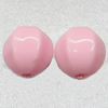  Solid Acrylic Beads, Edge Round 13x13mm Hole:2mm Sold by Bag 