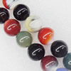 Gemstone beads, Agate(dyed), Round 16mm, sold per 16-inch strand