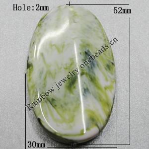 Dichroic Solid Acrylic Beads, 30x52x7mm Hole:2mm Sold by Bag 