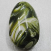 Dichroic Solid Acrylic Beads, Teardrop 26x41x19mm Hole:2mm Sold by Bag 