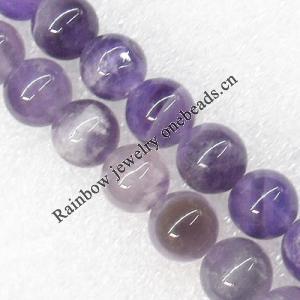 Gemstone beads, Agate(dyed), Round 16mm, sold per 16-inch strand