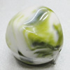Dichroic Solid Acrylic Beads, Nugget 21x21mm Hole:2.5mm Sold by Bag 