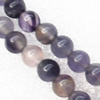 Gemstone beads, Agate(dyed), Round 6mm, sold per 16-inch strand