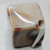 Dichroic Solid Acrylic Beads, Cube 12x12x12mm Hole:2mm Sold by Bag 