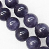 Gemstone beads, Agate(dyed), Round 8mm, sold per 16-inch strand