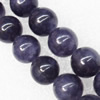 Gemstone beads, Agate(dyed), Round 14mm, sold per 16-inch strand