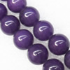 Gemstone beads, Agate(dyed), Round 16mm, sold per 16-inch strand