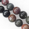 Gemstone beads, Agate(dyed), Round 6mm, sold per 16-inch strand