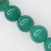 Gemstone beads, Agate(dyed), Round 10mm, sold per 16-inch strand